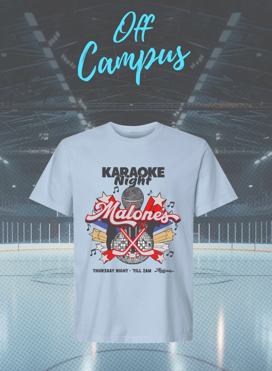 Malones Karaoke Night Tee