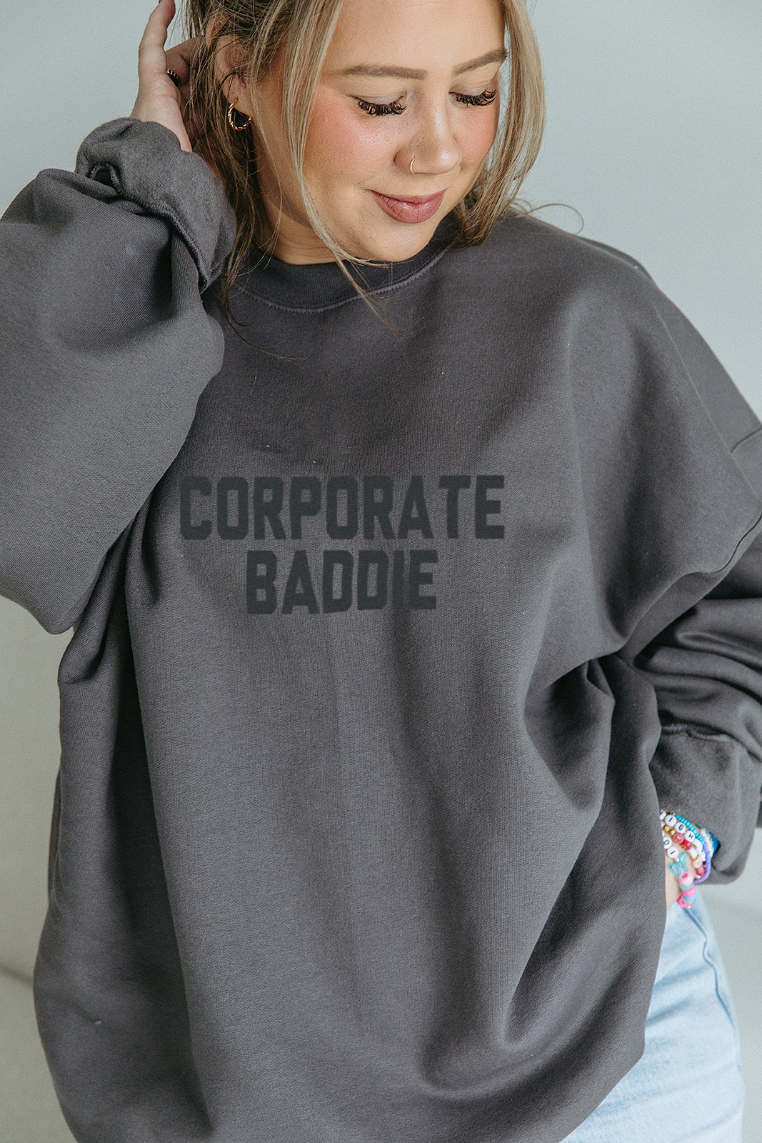 Corporate Baddie Sweatshirt- Girl Tribe Co. Women in Business 