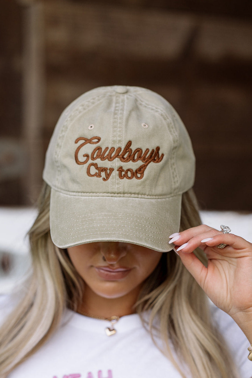 Cowboys Cry Too Hat- Girl Tribe Co. Long Live Cowgirls 