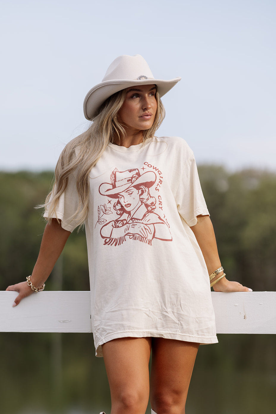 Cowgirls Cry Too Tee- Girl Tribe Co. Long Live Cowgirls 