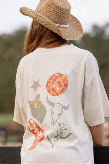 Cowgirls Have More Fun Tee- Girl Tribe Co. Long Live Cowgirls 