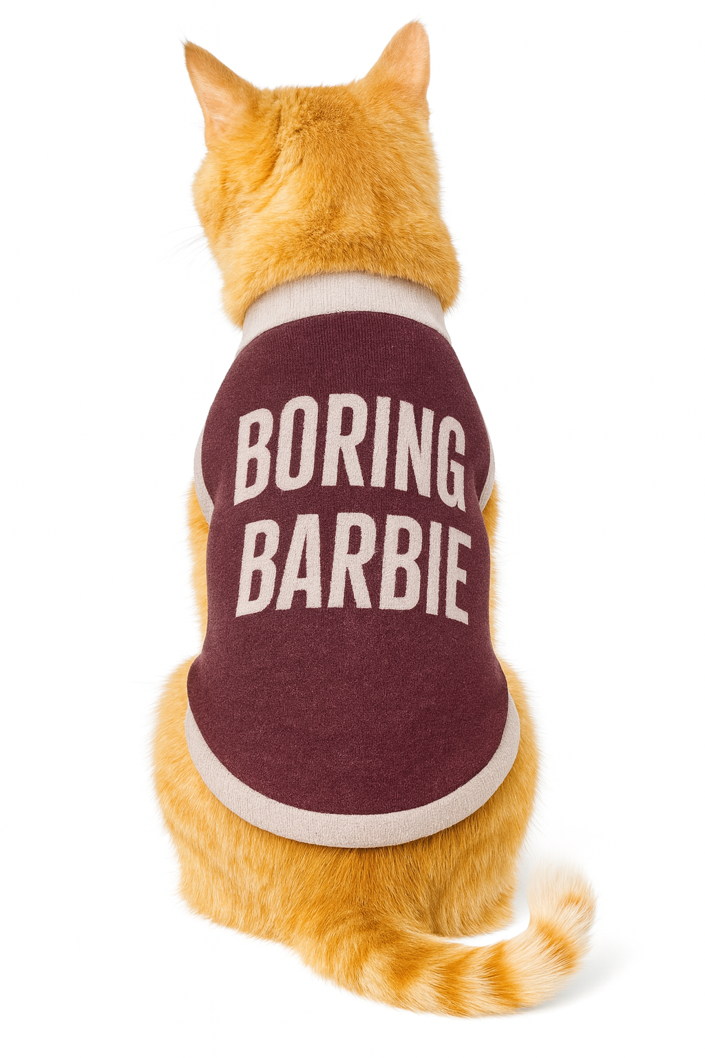 Boring Barbie Knitted pet sweater