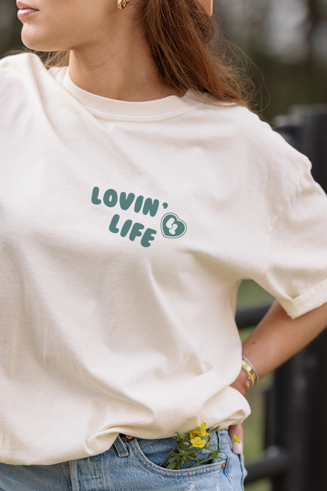 Drinks And Live Music Tee- Girl Tribe Co. Lovin' Life X Girl Tribe 