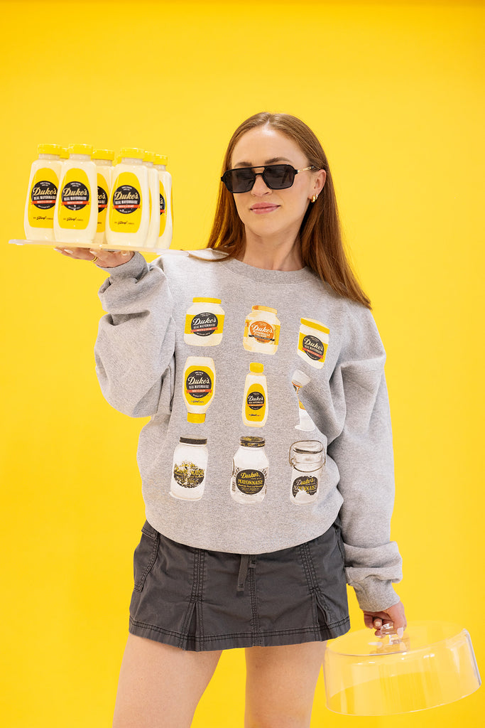 Duke's Mayo Jar Sweatshirt- Girl Tribe Co. Girl Tribe X Dukes 