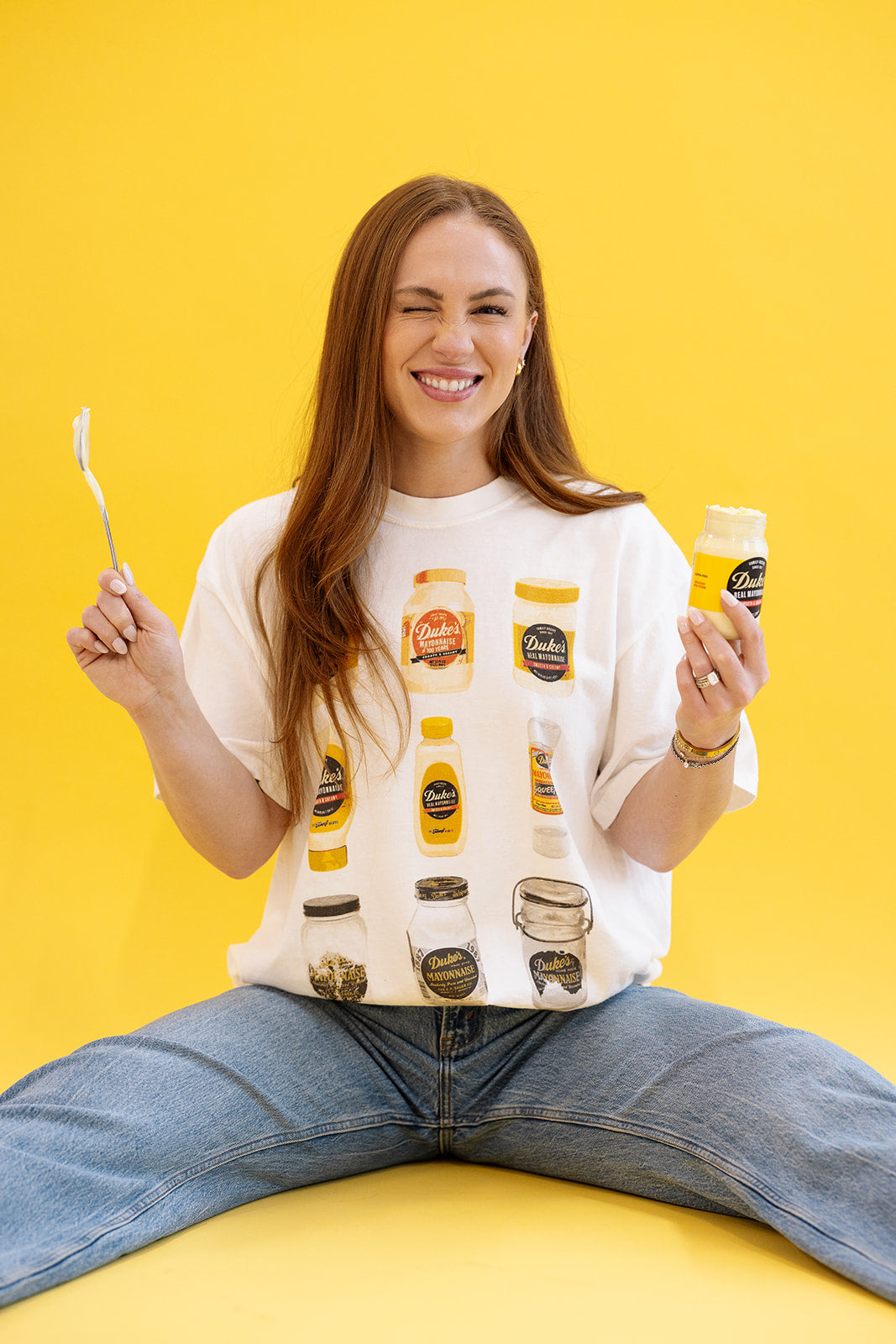 Duke's Mayo Jar Tee- Girl Tribe Co. Girl Tribe X Dukes Mayo Collection