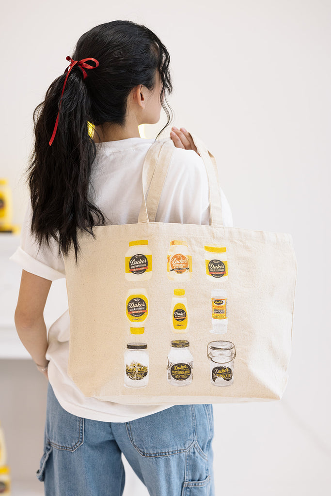 Duke's Mayo Jar Tote Bag- Girl Tribe Co. Girl Tribe X Dukes 