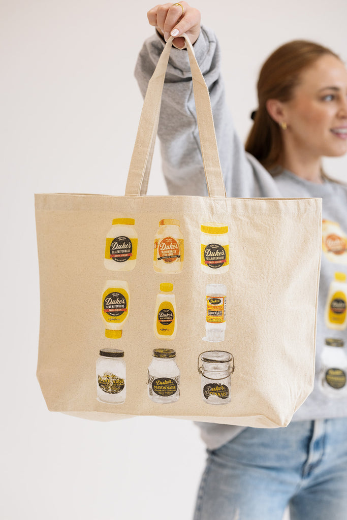 Duke's Mayo Jar Tote Bag- Girl Tribe Co. Girl Tribe X Dukes 