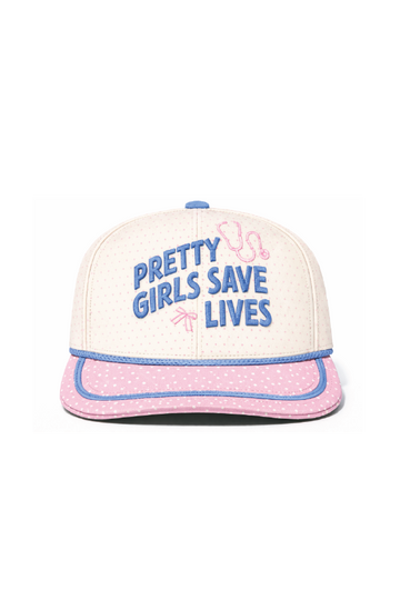 Pretty Girls Save Lives Printed Hat