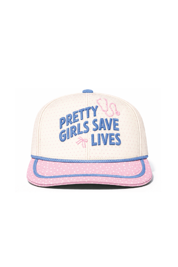 Pretty Girls Save Lives Printed Hat