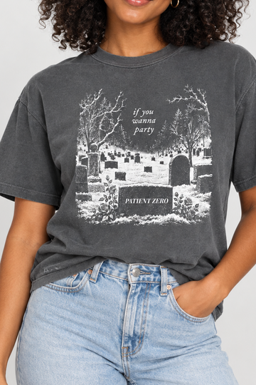 Patient Zero Graveyard Tee in Pepper