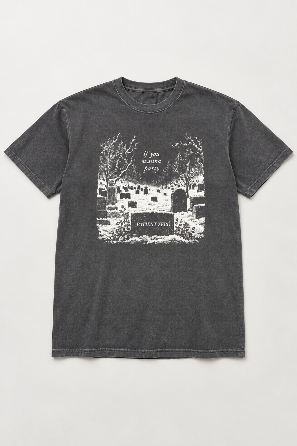 Patient Zero Graveyard Tee in Pepper