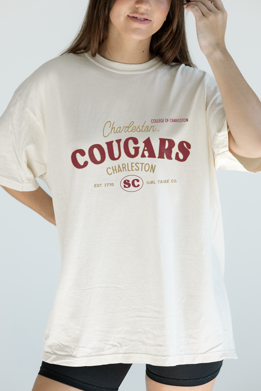 College of Charleston: Vintage Cougars Tee