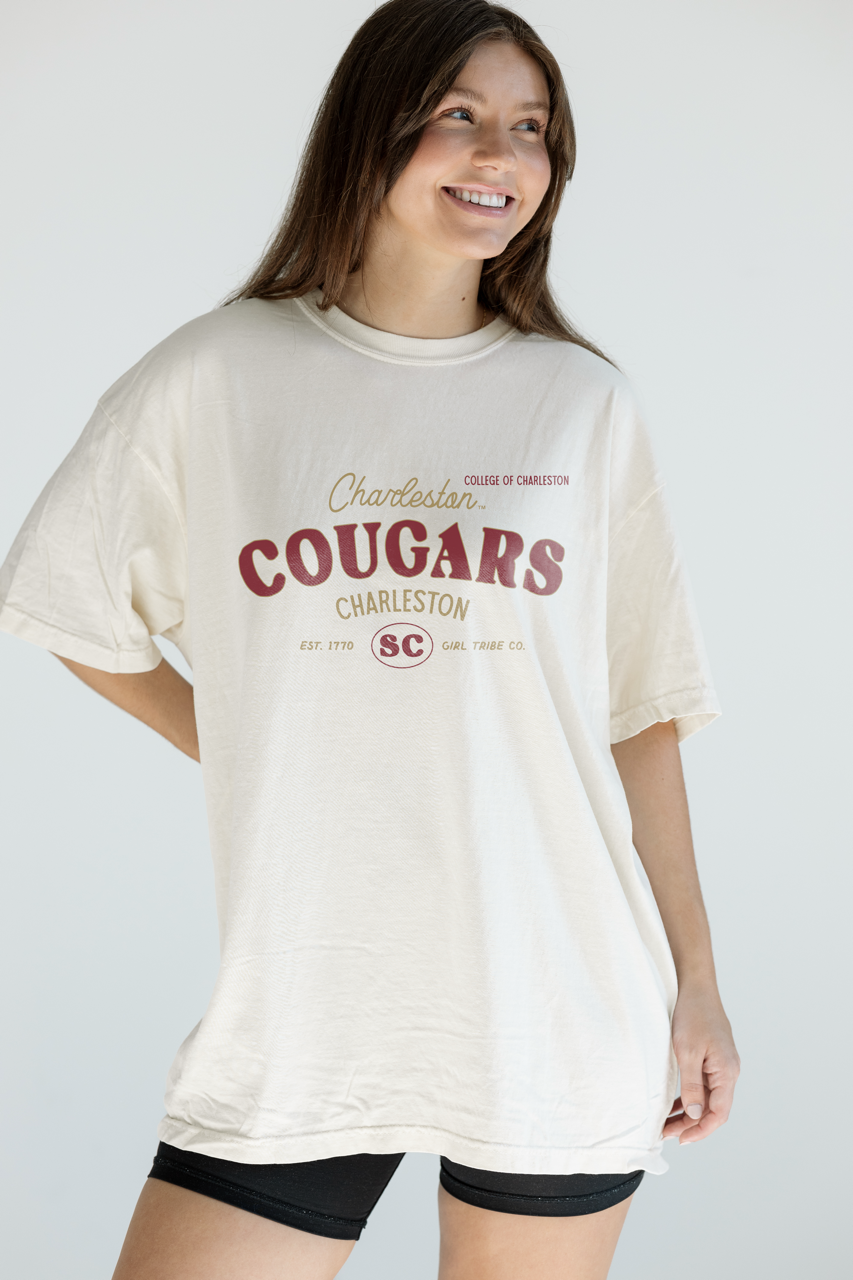 College of Charleston: Vintage Cougars Tee