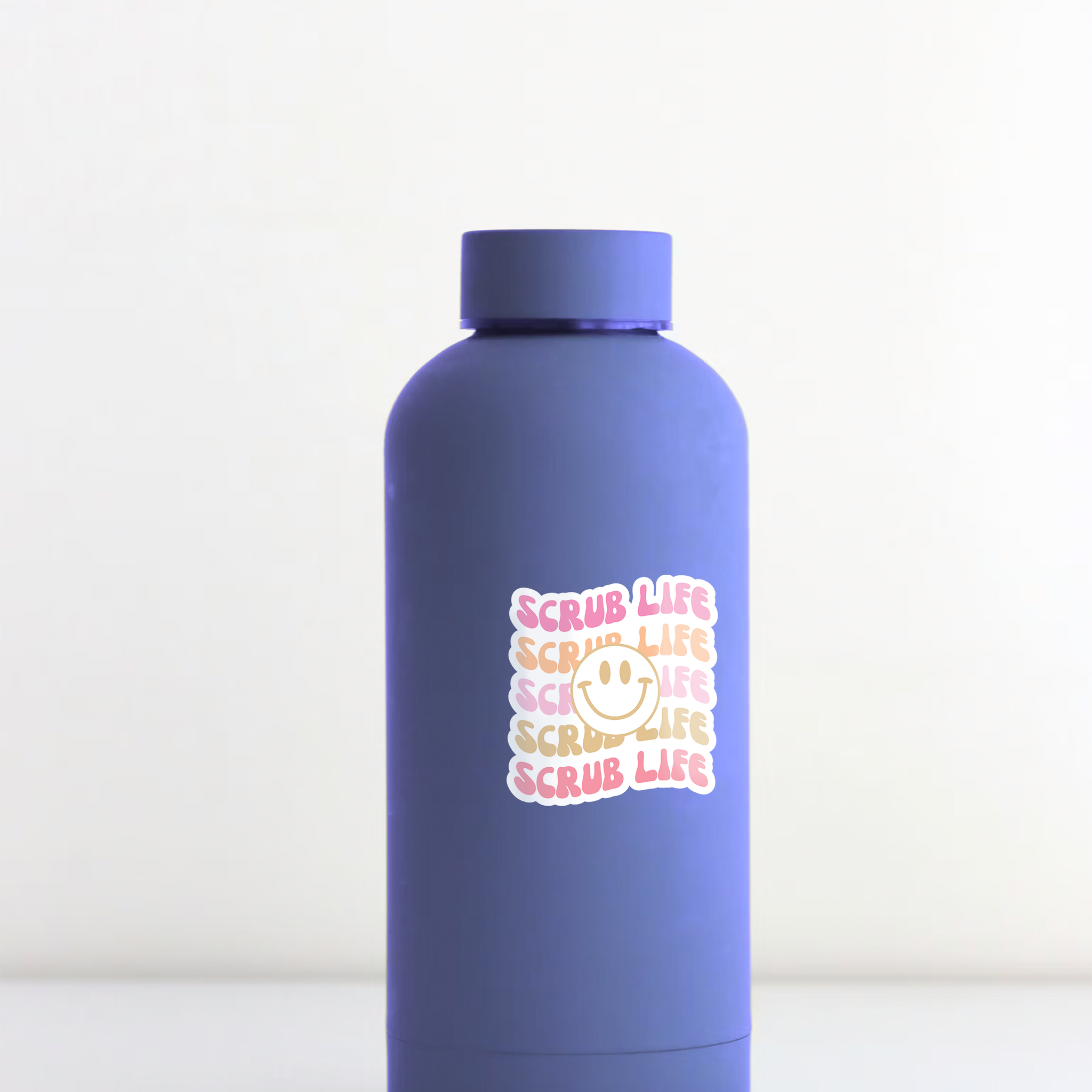 Scrub Life Sticker in Pink