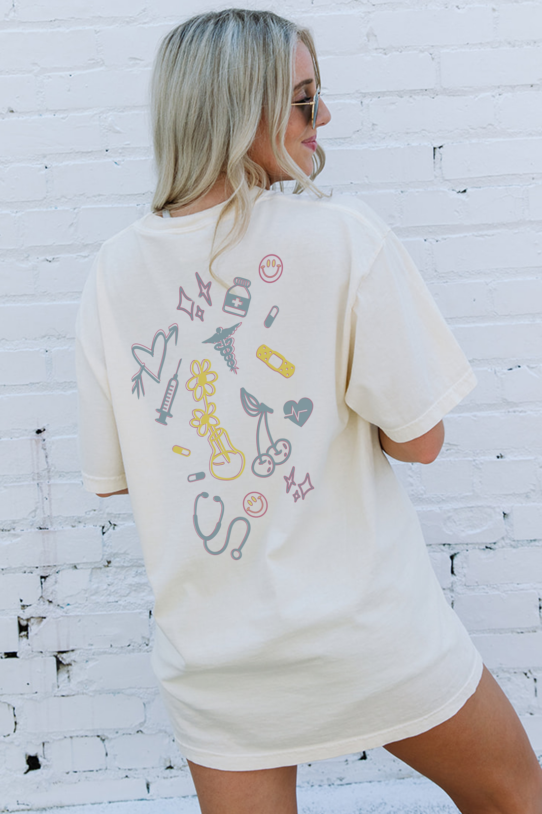 Nurse Icon Tee in Ivory
