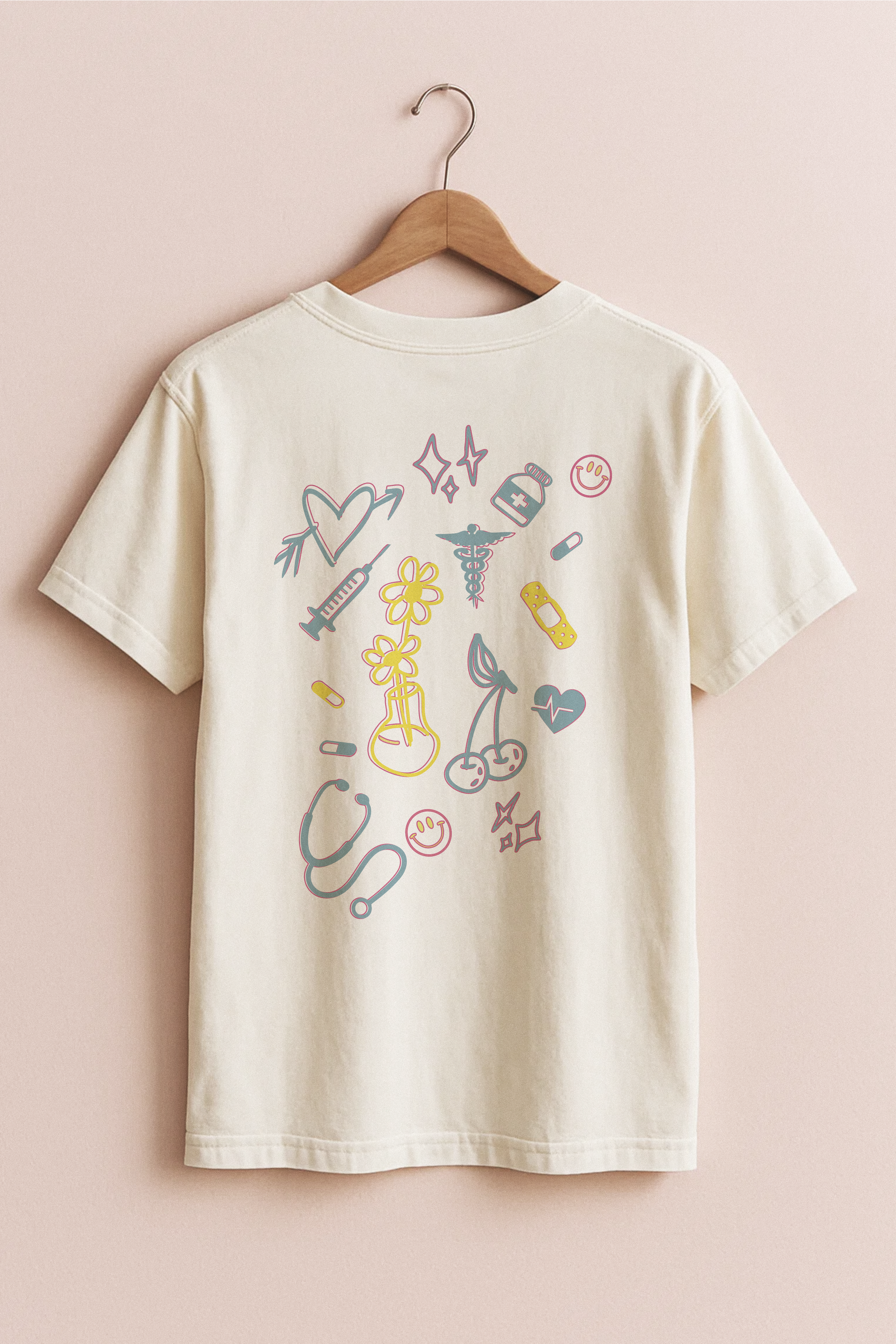 Nurse Icon Tee in Ivory