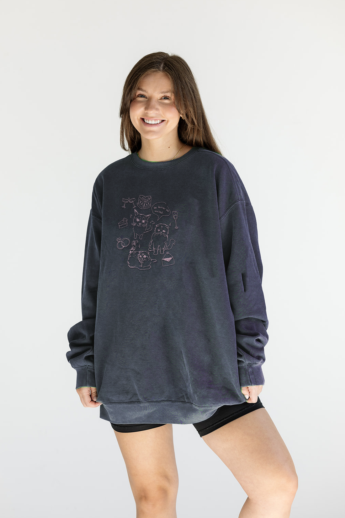 A Purrfect Wedding Invite Sweatshirt