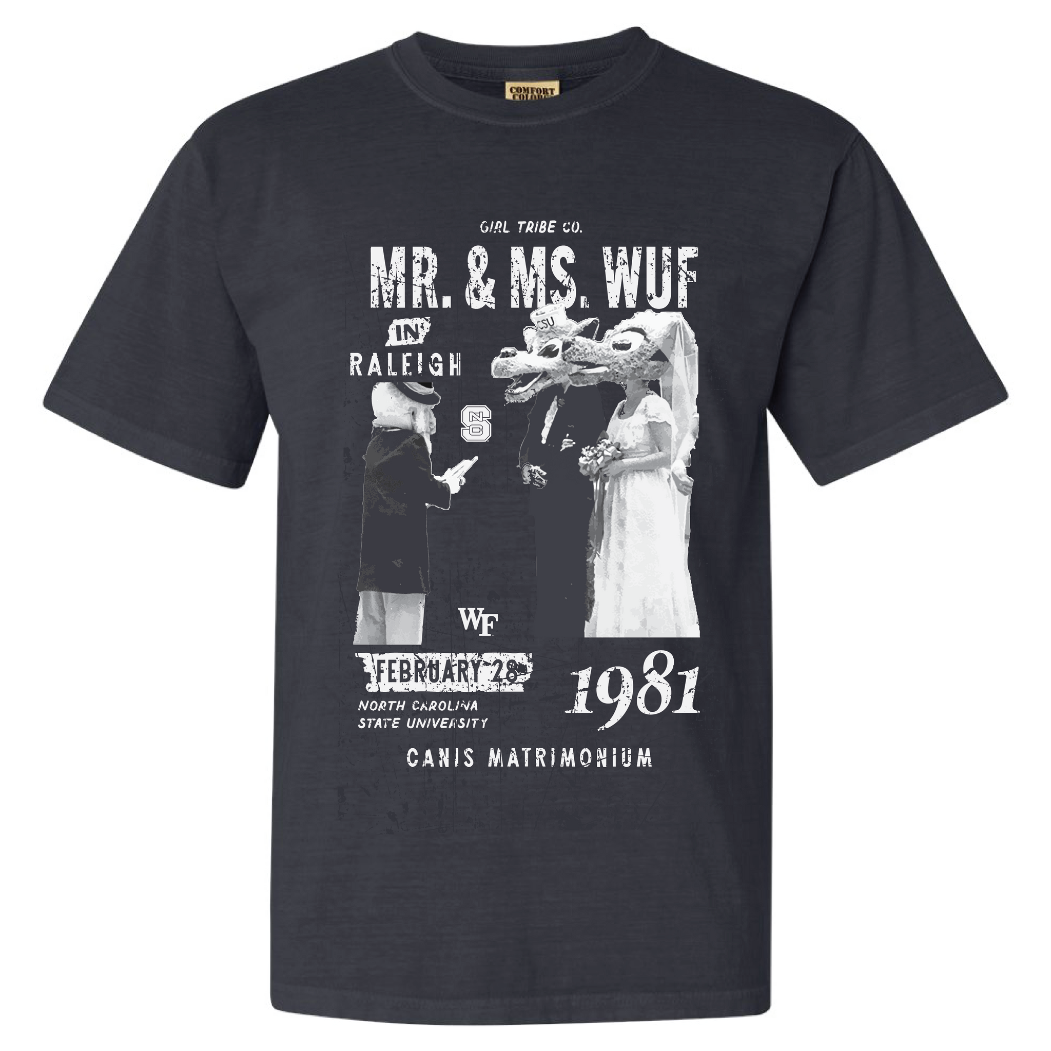 North Carolina State University: Wuf Wedding 1981 Tee