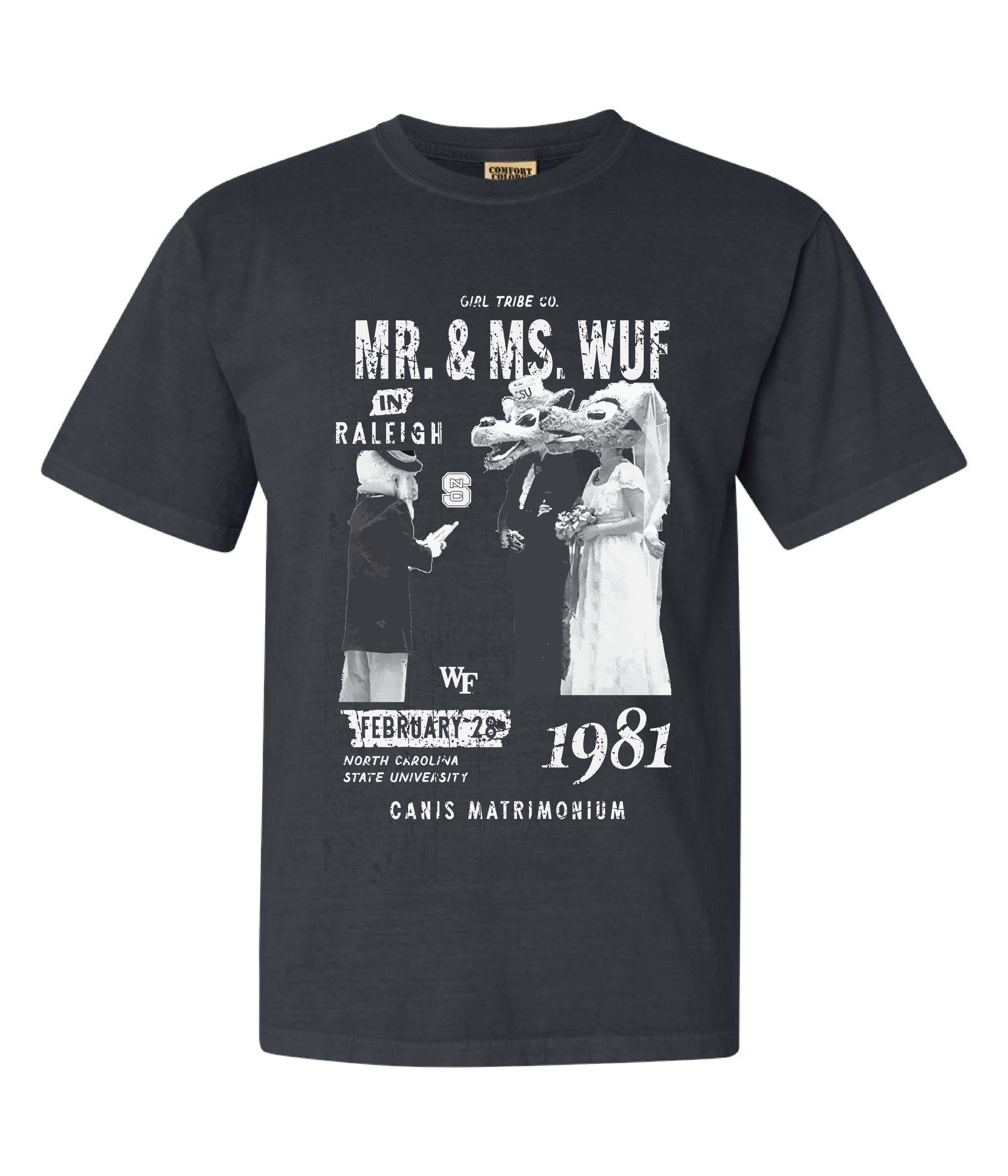 North Carolina State University: Wuf Wedding 1981 Tee