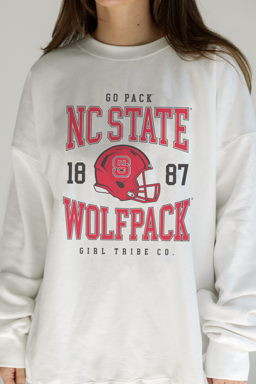 NC State Helmet Sweatshirt