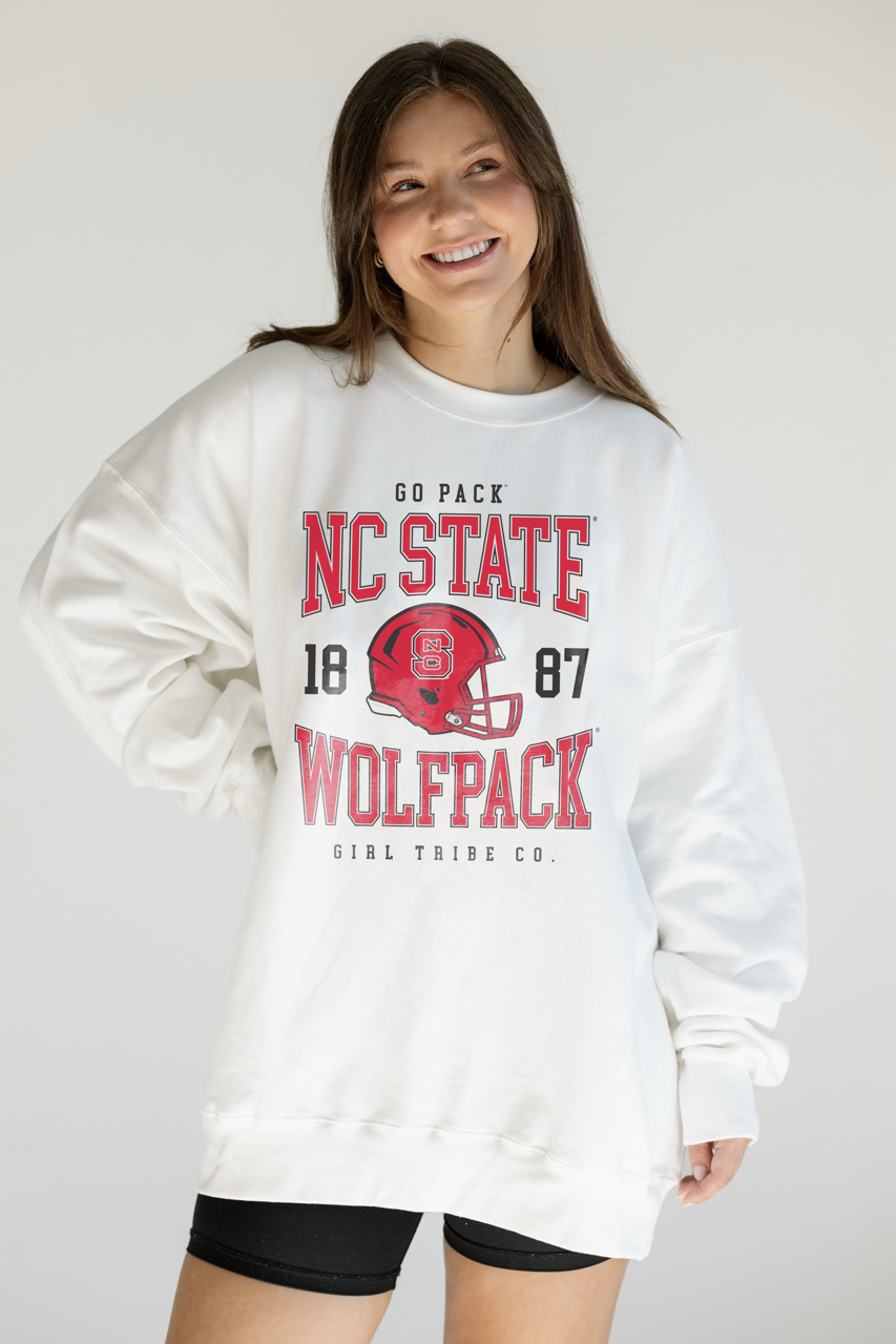 NC State Helmet Sweatshirt