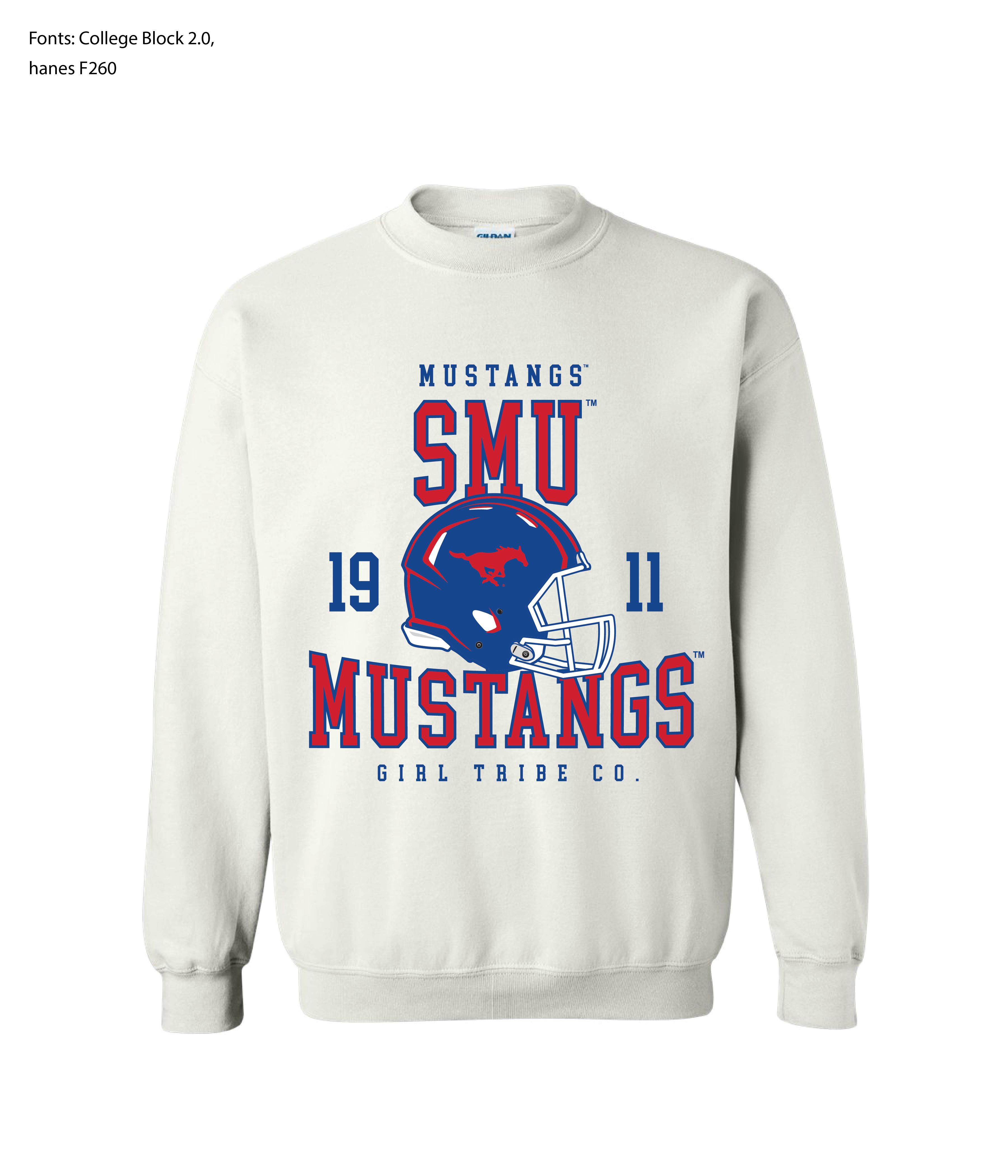 Southern Methodist University: SMU Helmet Sweatshirt