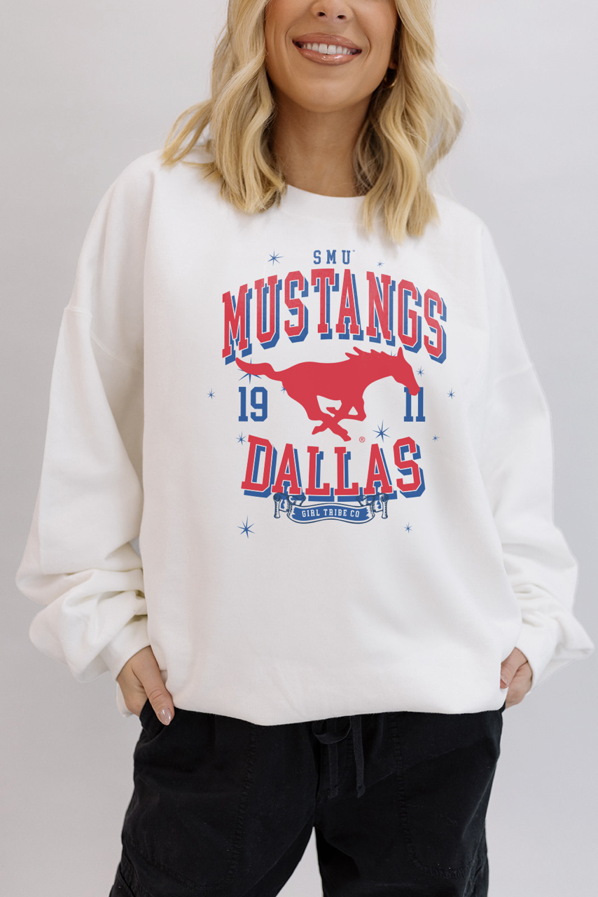 SMU Mustangs Sparkle Sweatshirt