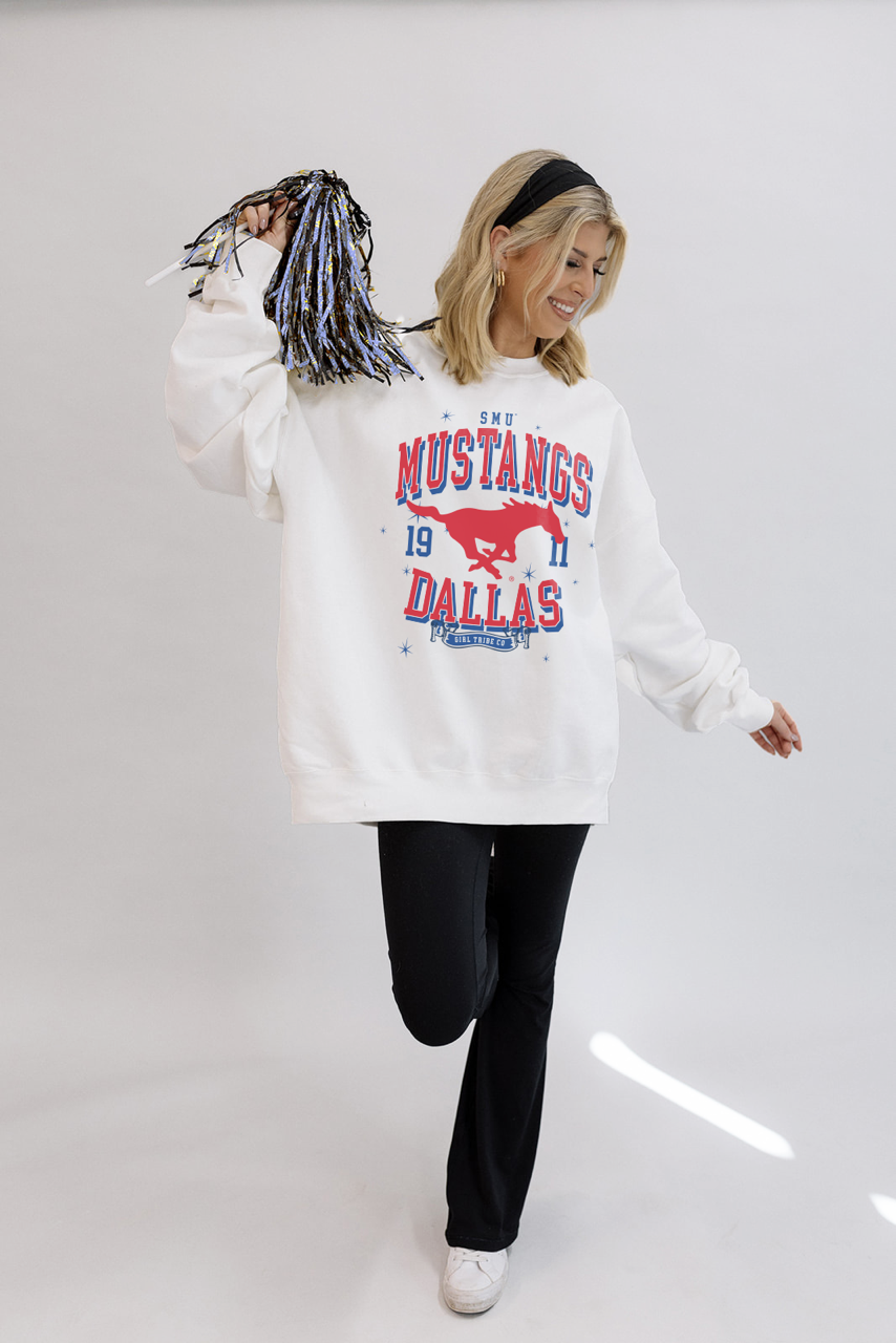 SMU Mustangs Sparkle Sweatshirt