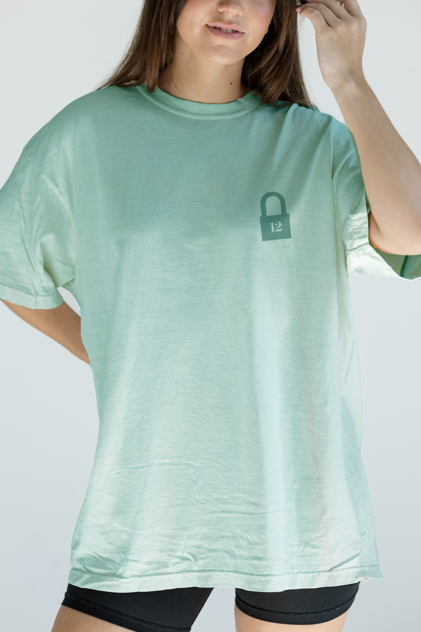 Protect Your Energy Tee in Chalky Mint