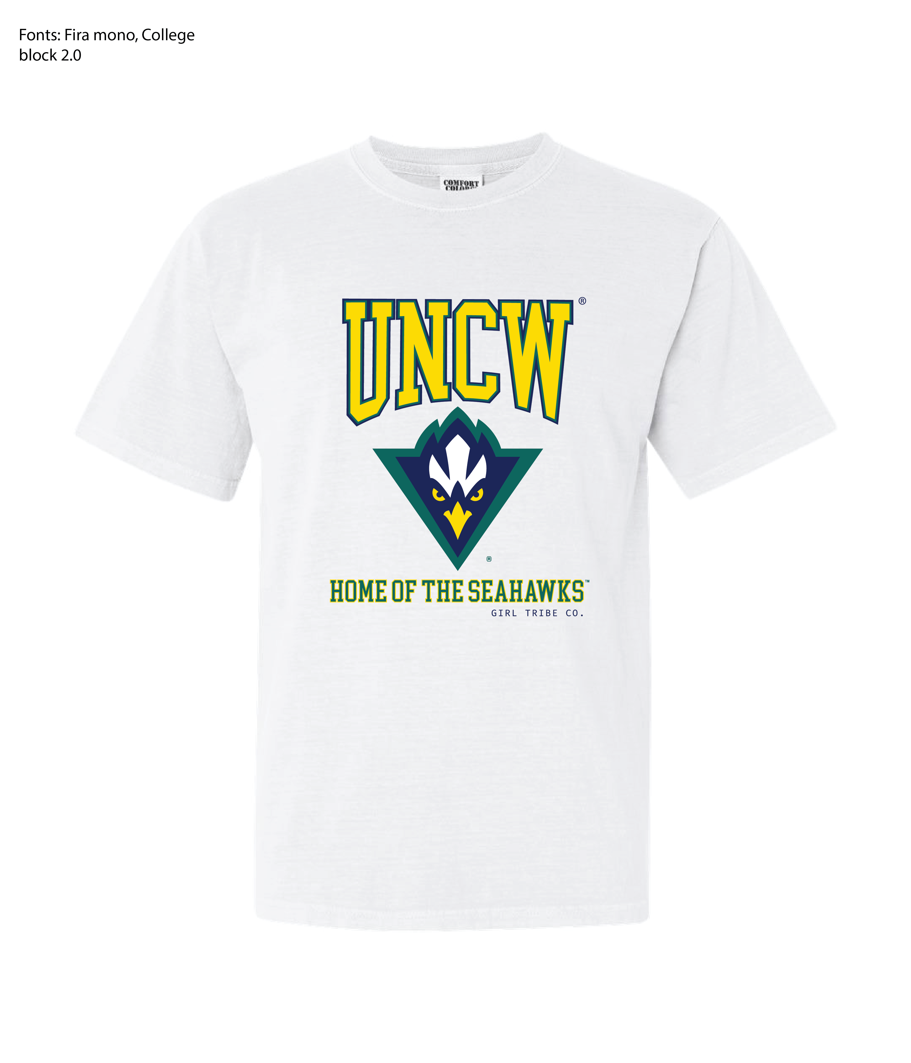 University of North Carolina Wilmington: Home of The Seahawks Tee