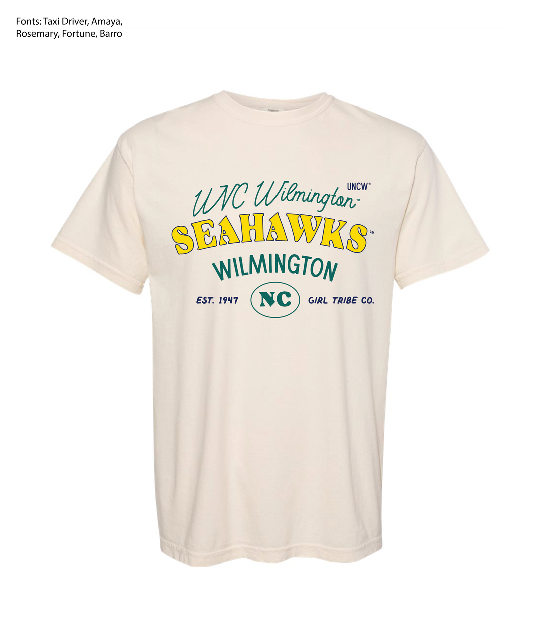 University of North Carolina Wilmington: Vintage Seahawks Tee