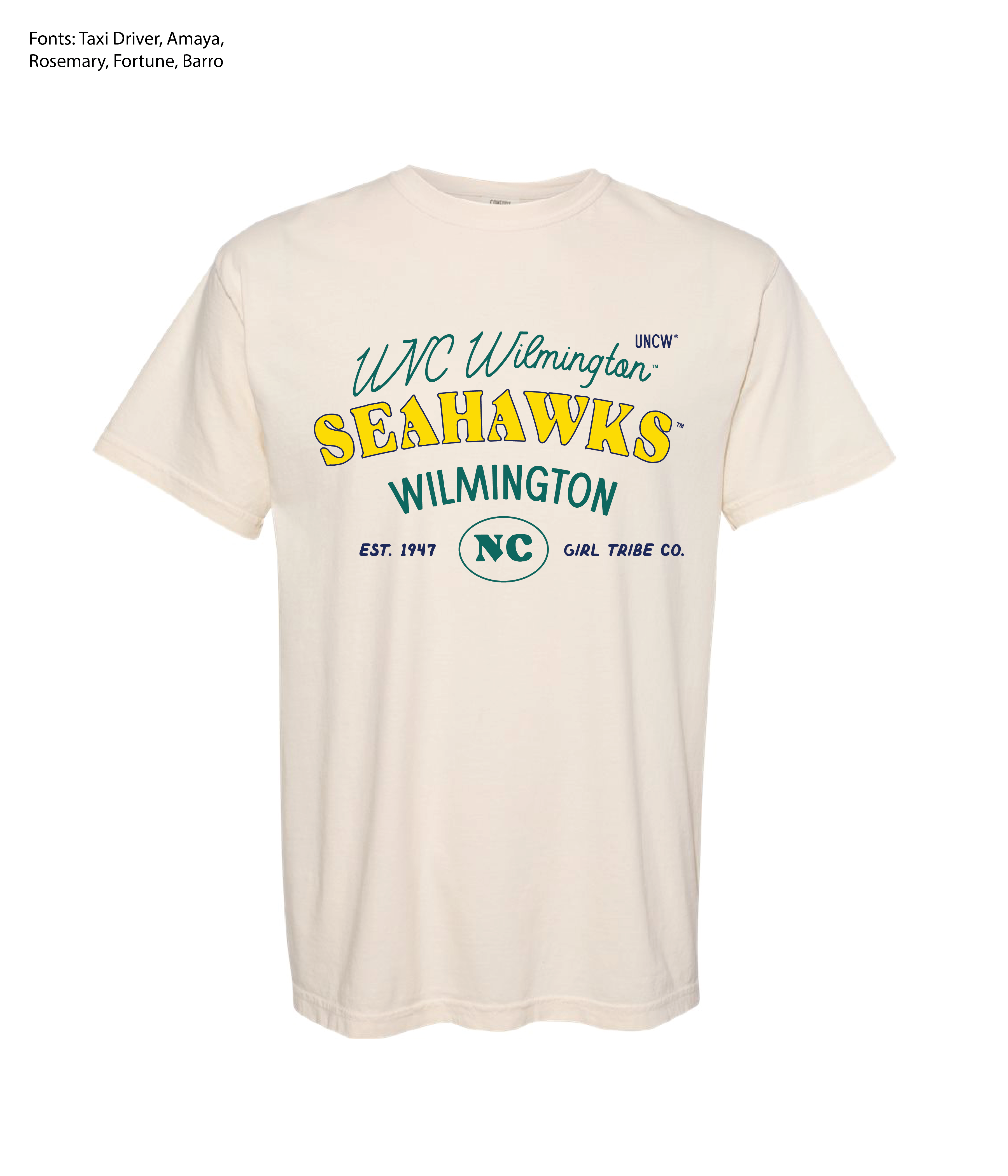 University of North Carolina Wilmington: Vintage Seahawks Tee