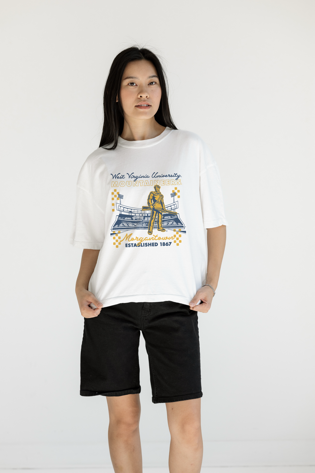 West Virginia University: Mountaineers Crop Tee