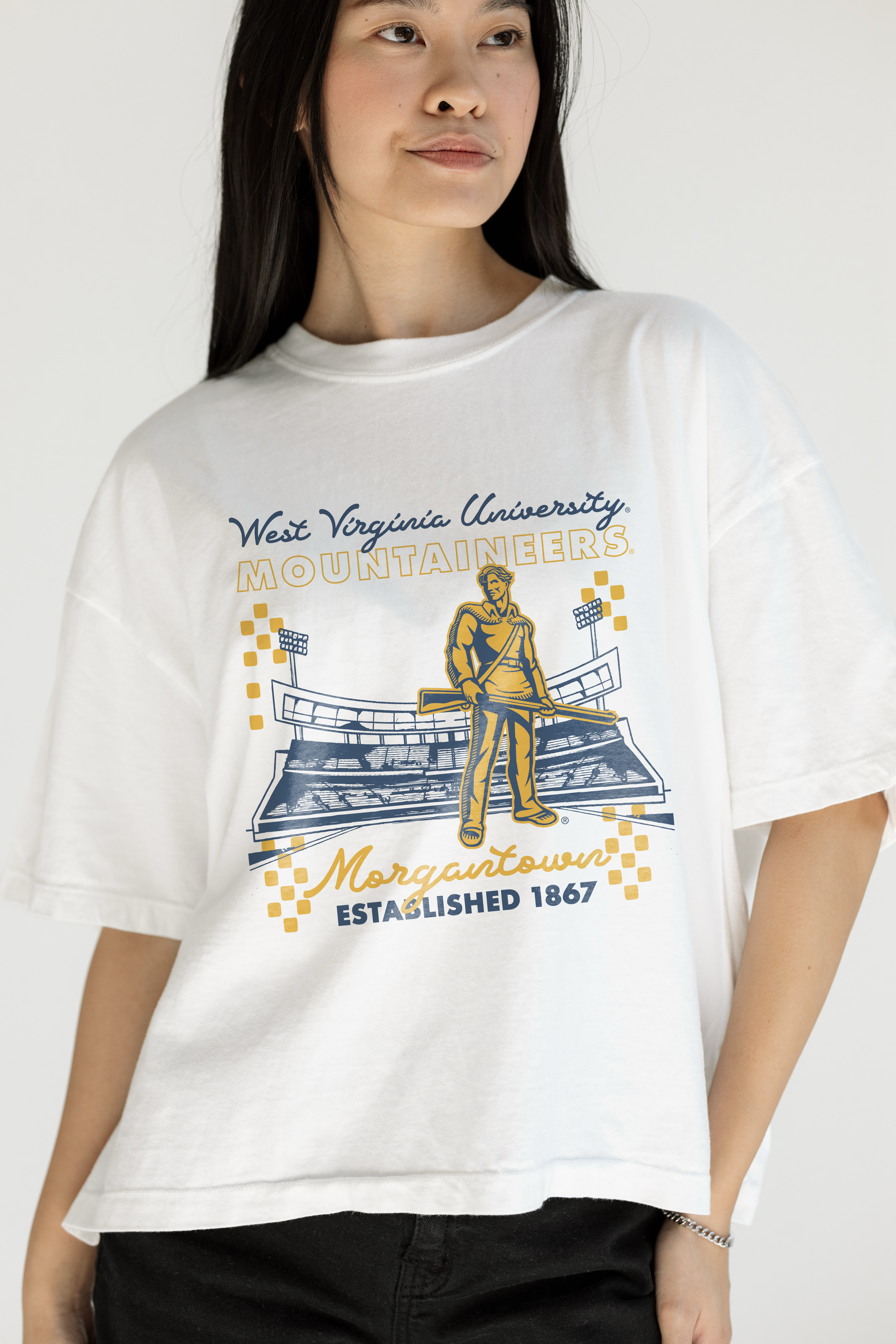West Virginia University: Mountaineers Crop Tee