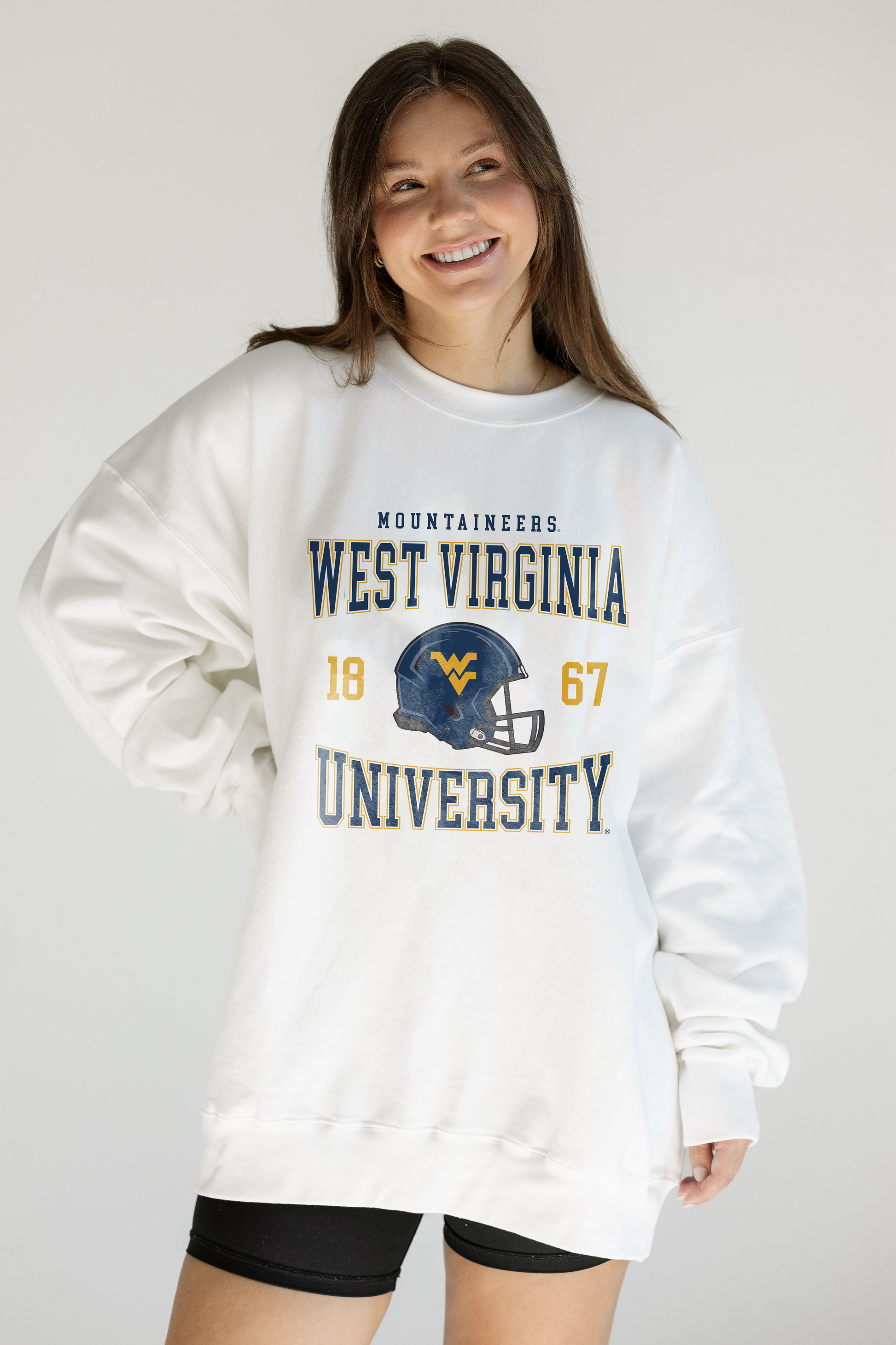 West Virginia University: WVU Helmet Sweatshirt