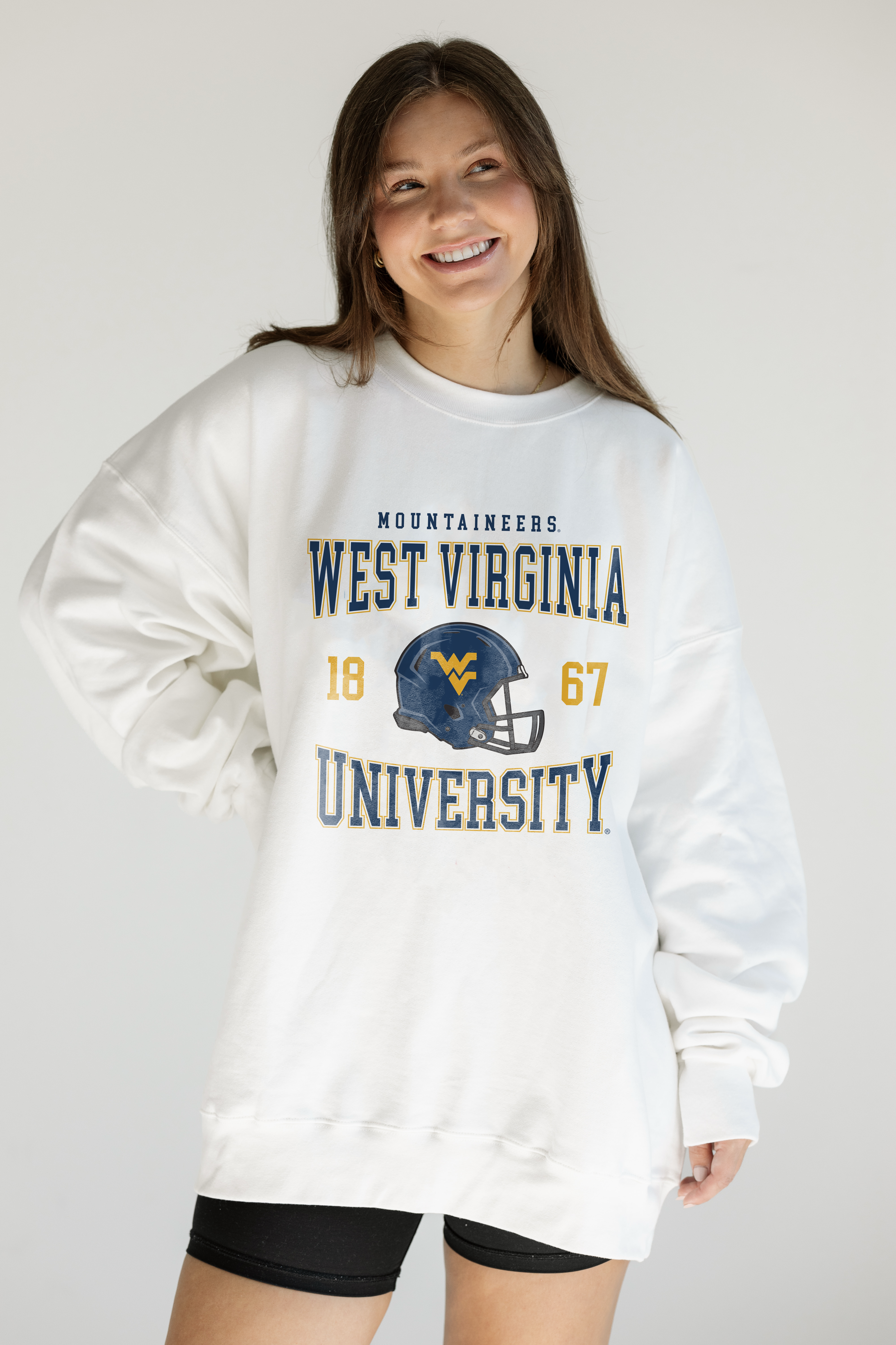 West Virginia University: WVU Helmet Sweatshirt