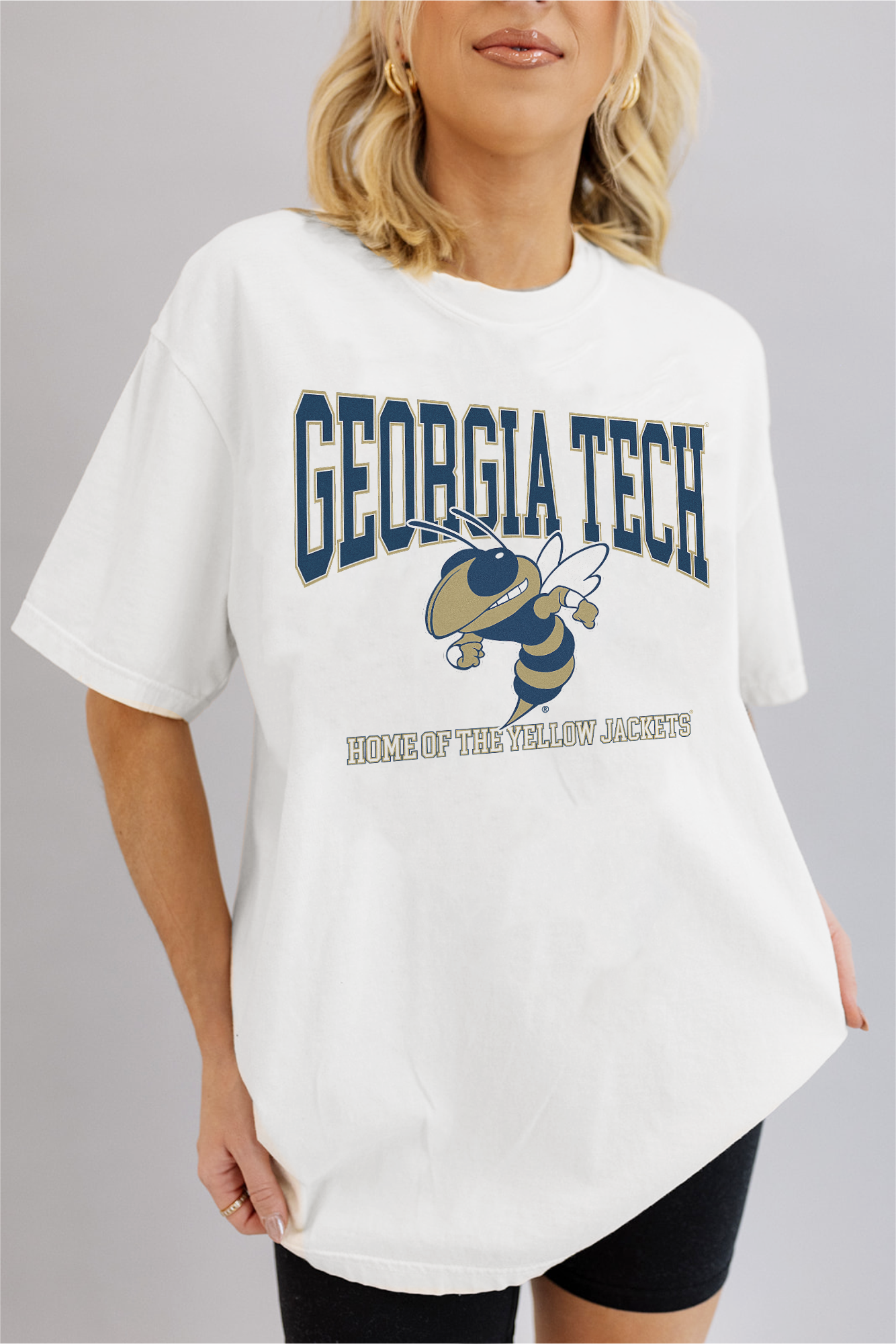 Georgia Tech: Home of The Yellow Jackets Tee- Girl Tribe Co. GT X Girl Tribe 