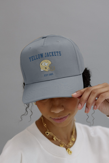 Georgia Tech: Yellow Jackets Helmet Hat- Girl Tribe Co. GT X Girl Tribe 