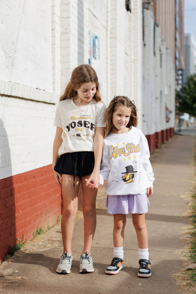 Youth Go App State Sweatshirt - App State x Girl Tribe Co.