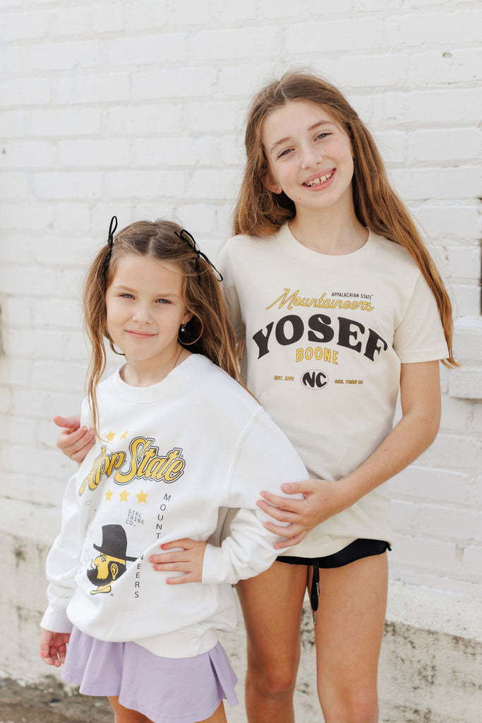 Youth Go App State Sweatshirt - App State x Girl Tribe Co.