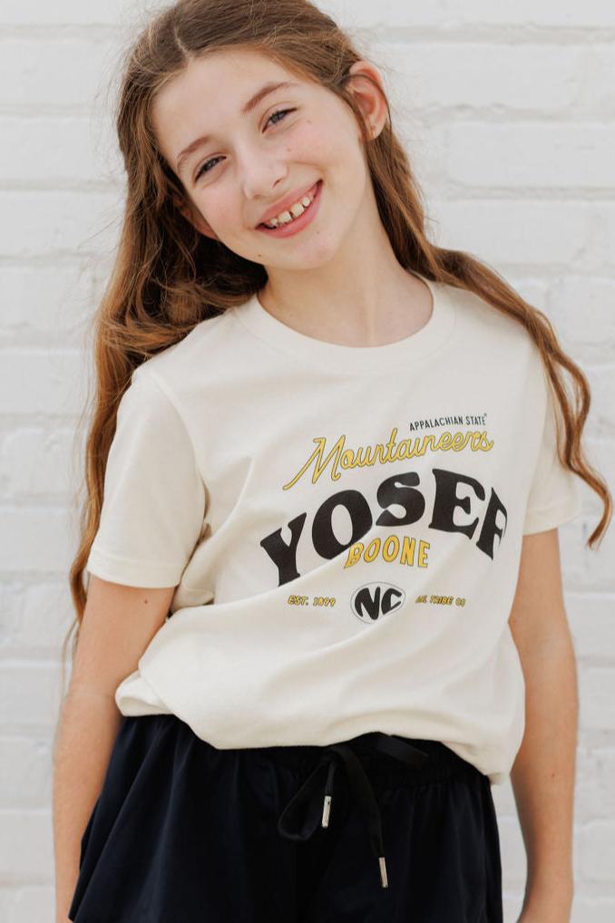 Youth Vintage Yosef Tee - App State x Girl Tribe Co.