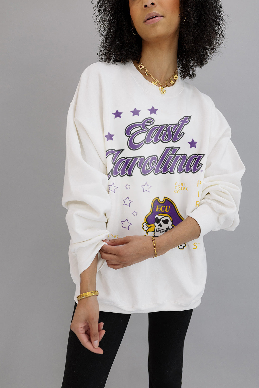  Go ECU Sweatshirt- Girl Tribe Co. ECU X Girl Tribe 