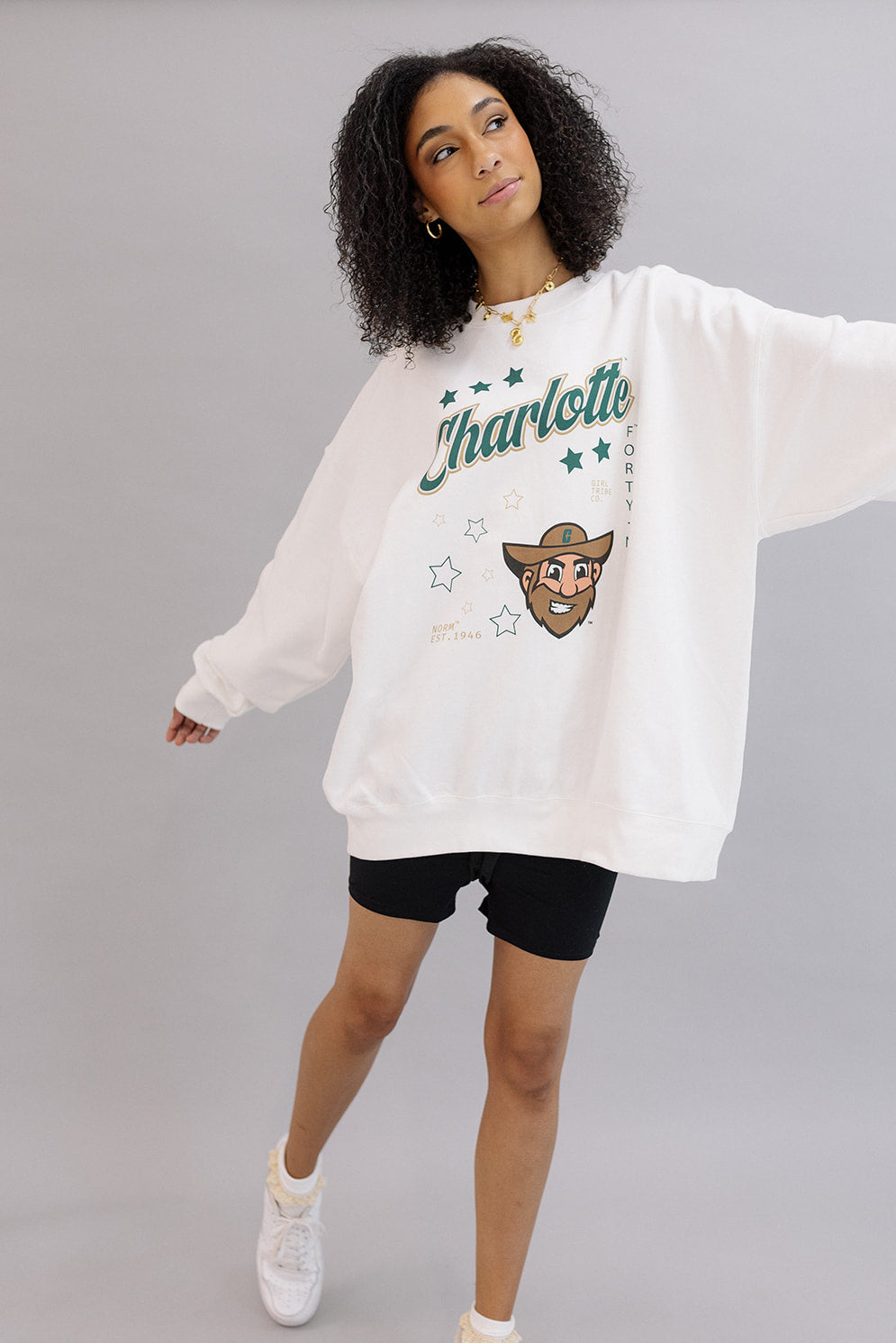Go UNCC Sweatshirt- Girl Tribe Co. UNCC X Girl Tribe 