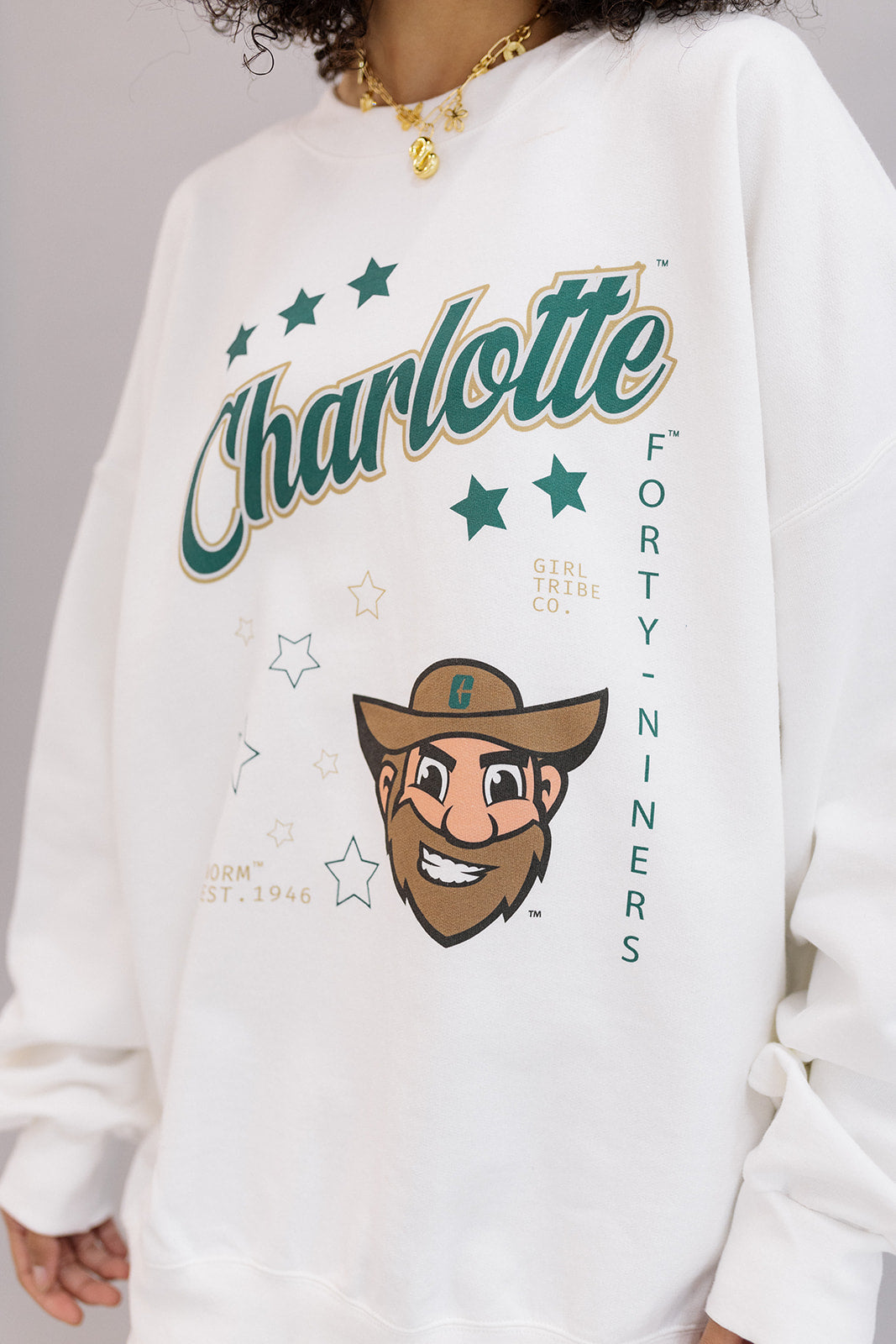 Go UNCC Sweatshirt- Girl Tribe Co. UNCC X Girl Tribe 