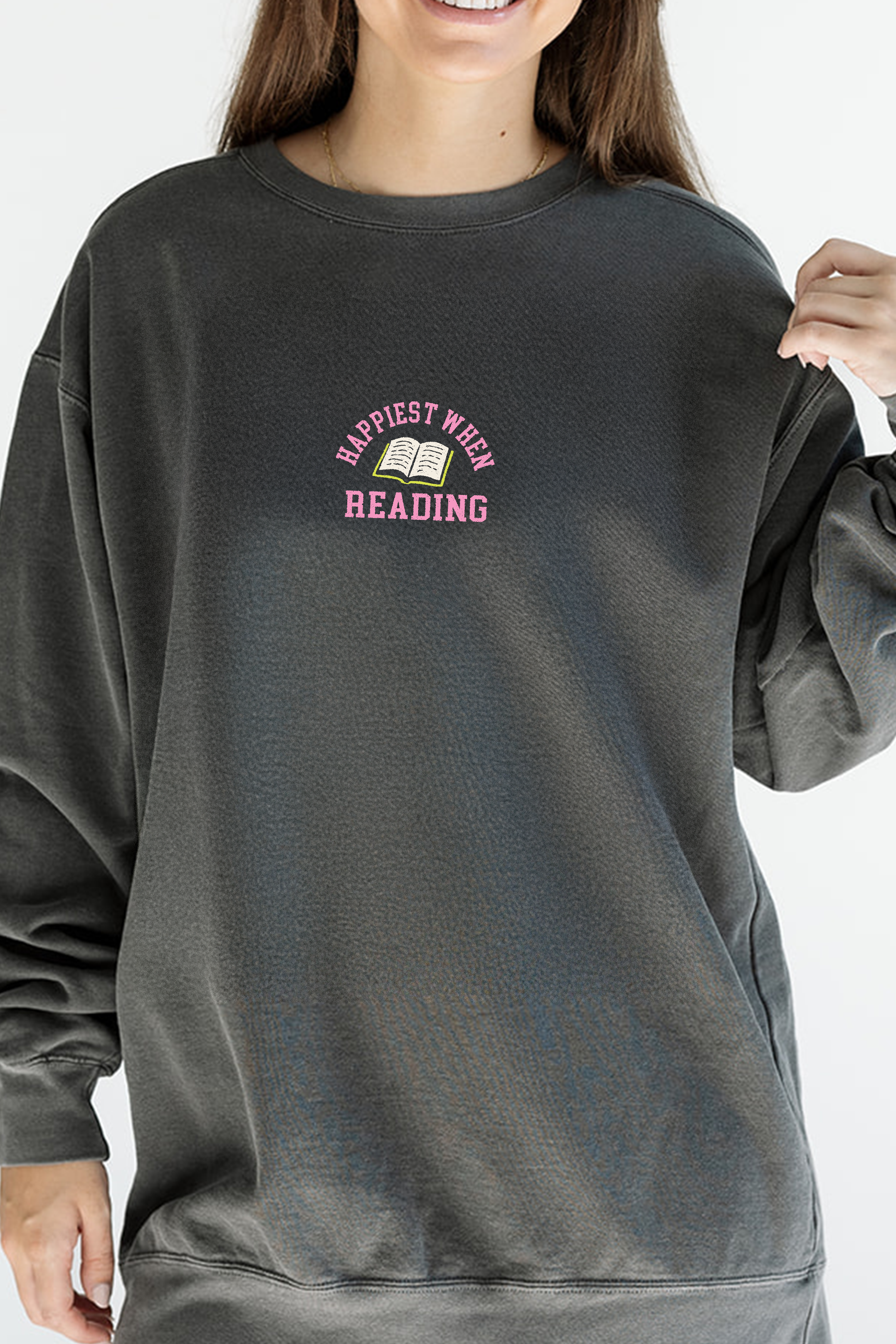 Happiest When Reading Sweatshirt