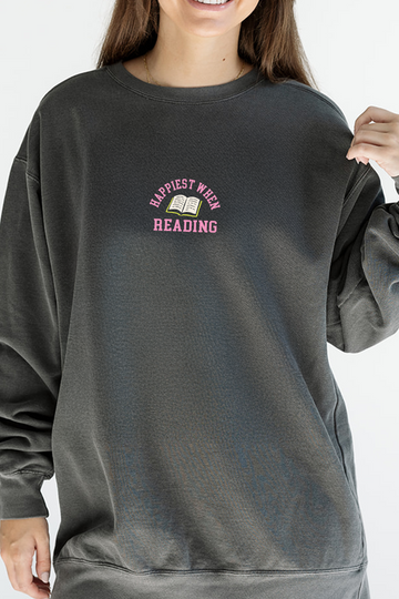 Happiest When Reading Sweatshirt