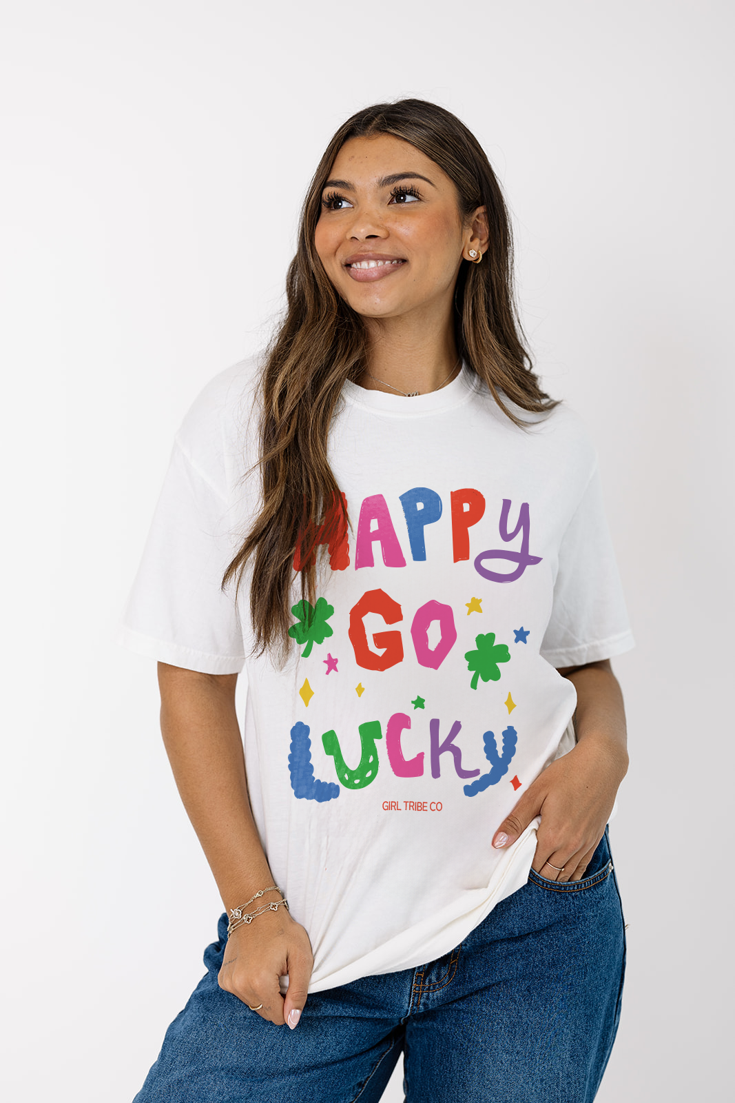 Happy Go Lucky Tee Shirt