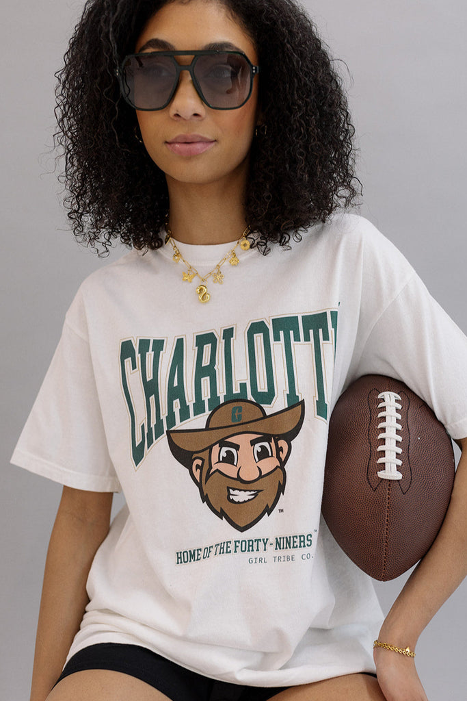  Home Of The Forty Niners Tee- Girl Tribe Co. UNCC X Girl Tribe 