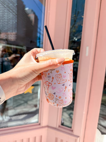 Iced Coffee Sleeve - Cowgirl Icons
