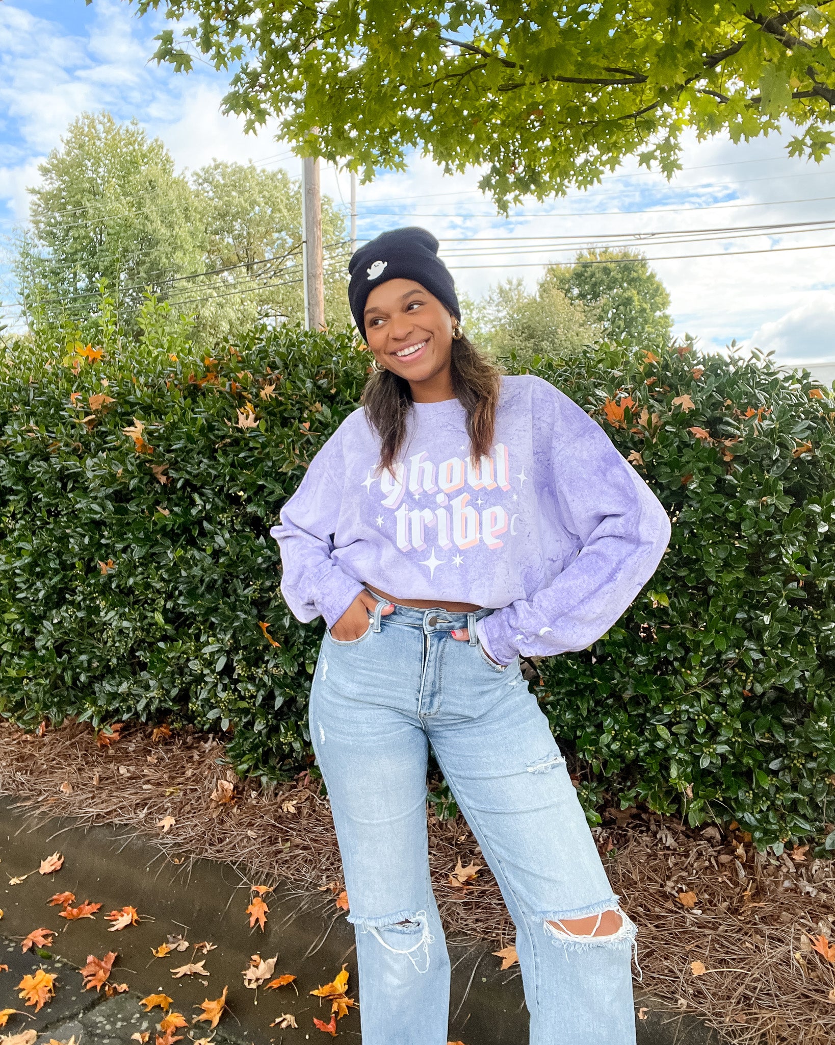 Ghoul Tribe Tie Dye Sweatshirt